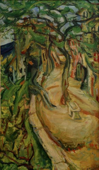 Ch. Soutine, The Terrace in Vence by Chaim Soutine